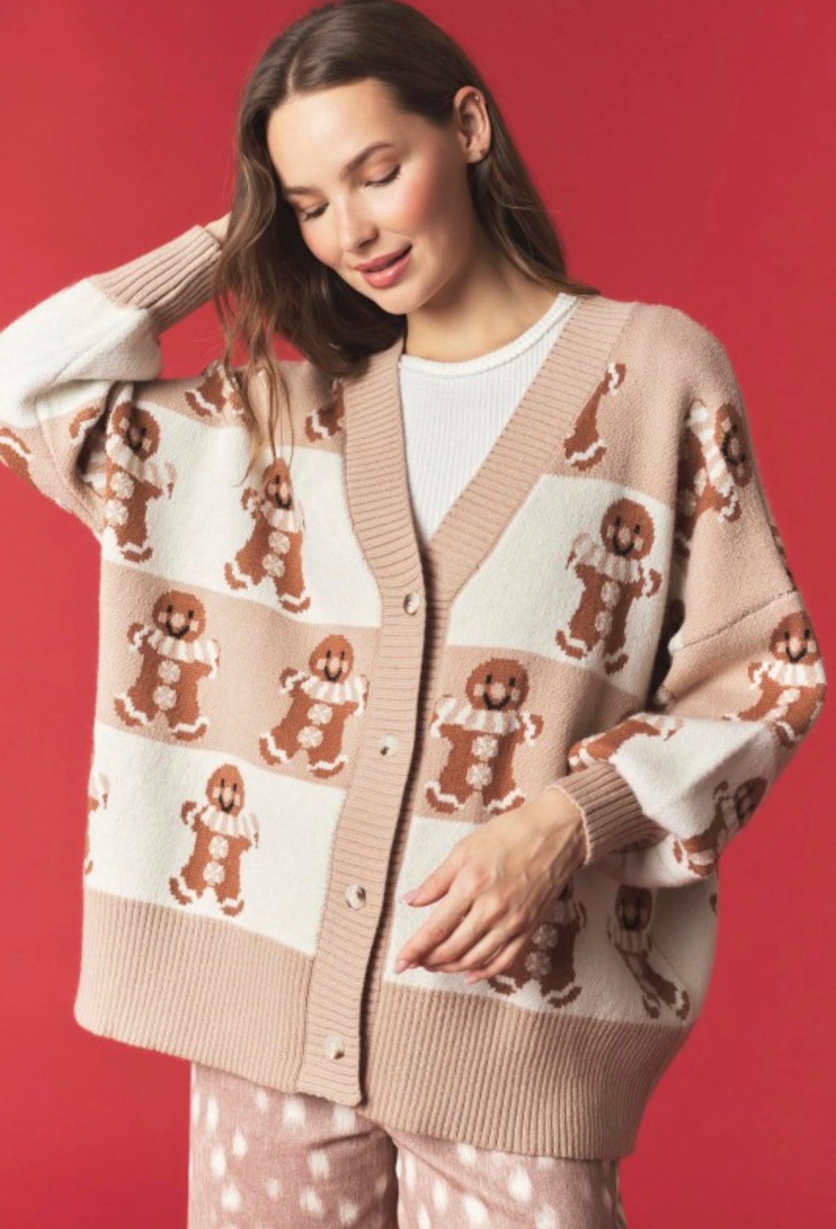 Gingerbread Cottage Cardigan
