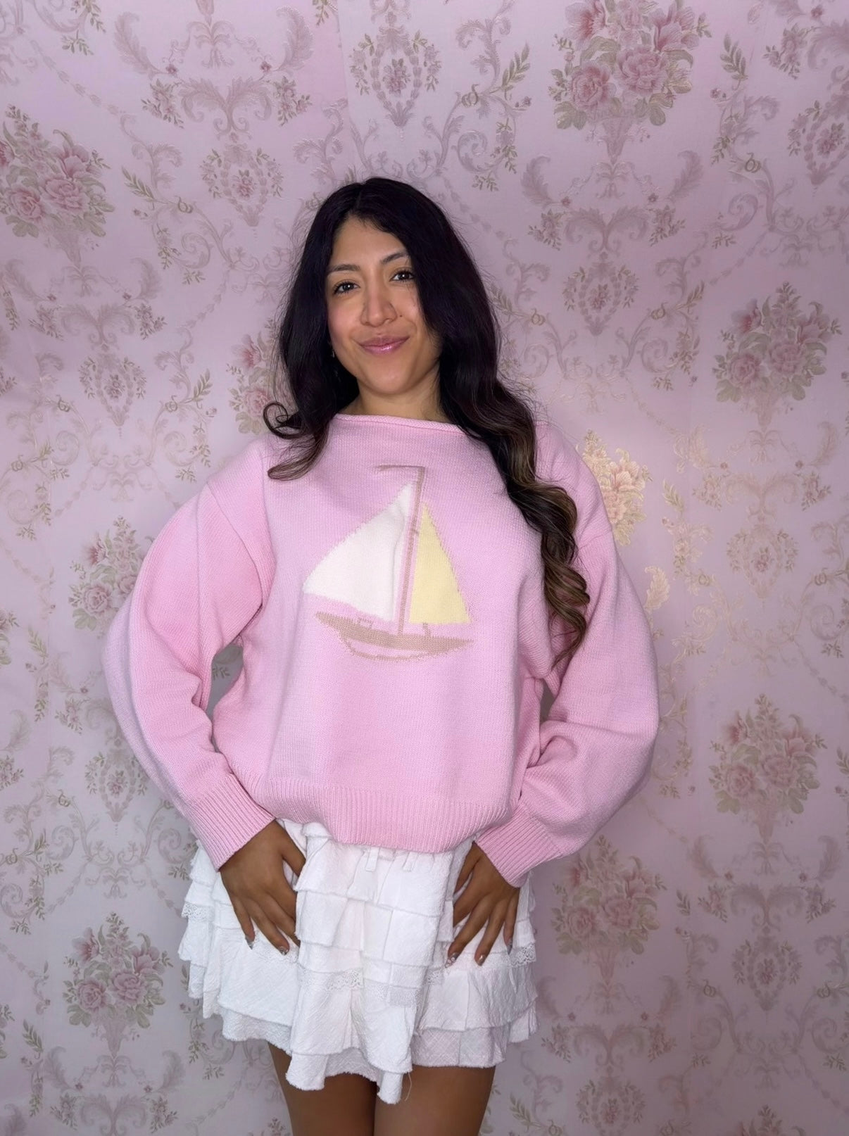 Pink Coast Knit Sweater