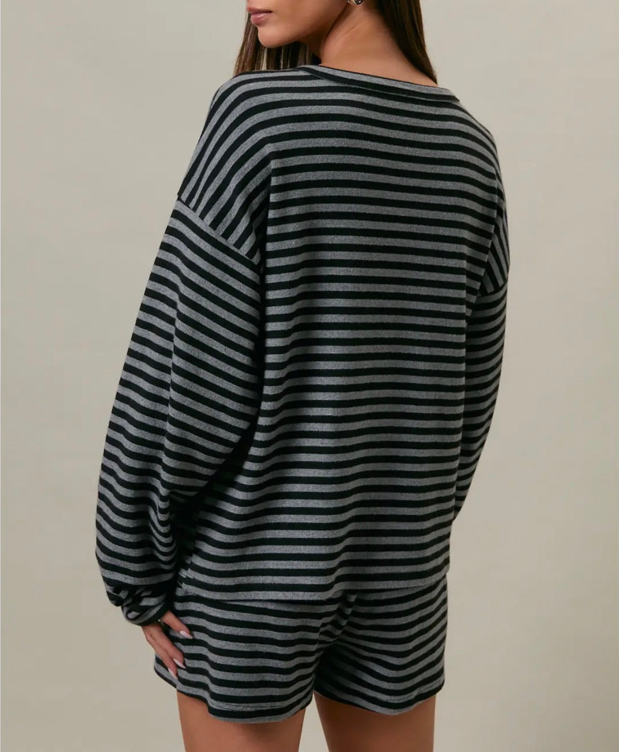 Moonlit Striped Lounge Set