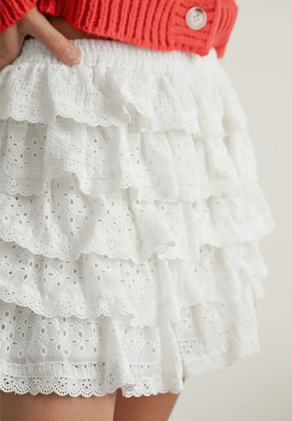Eyelet Bloom Shorts