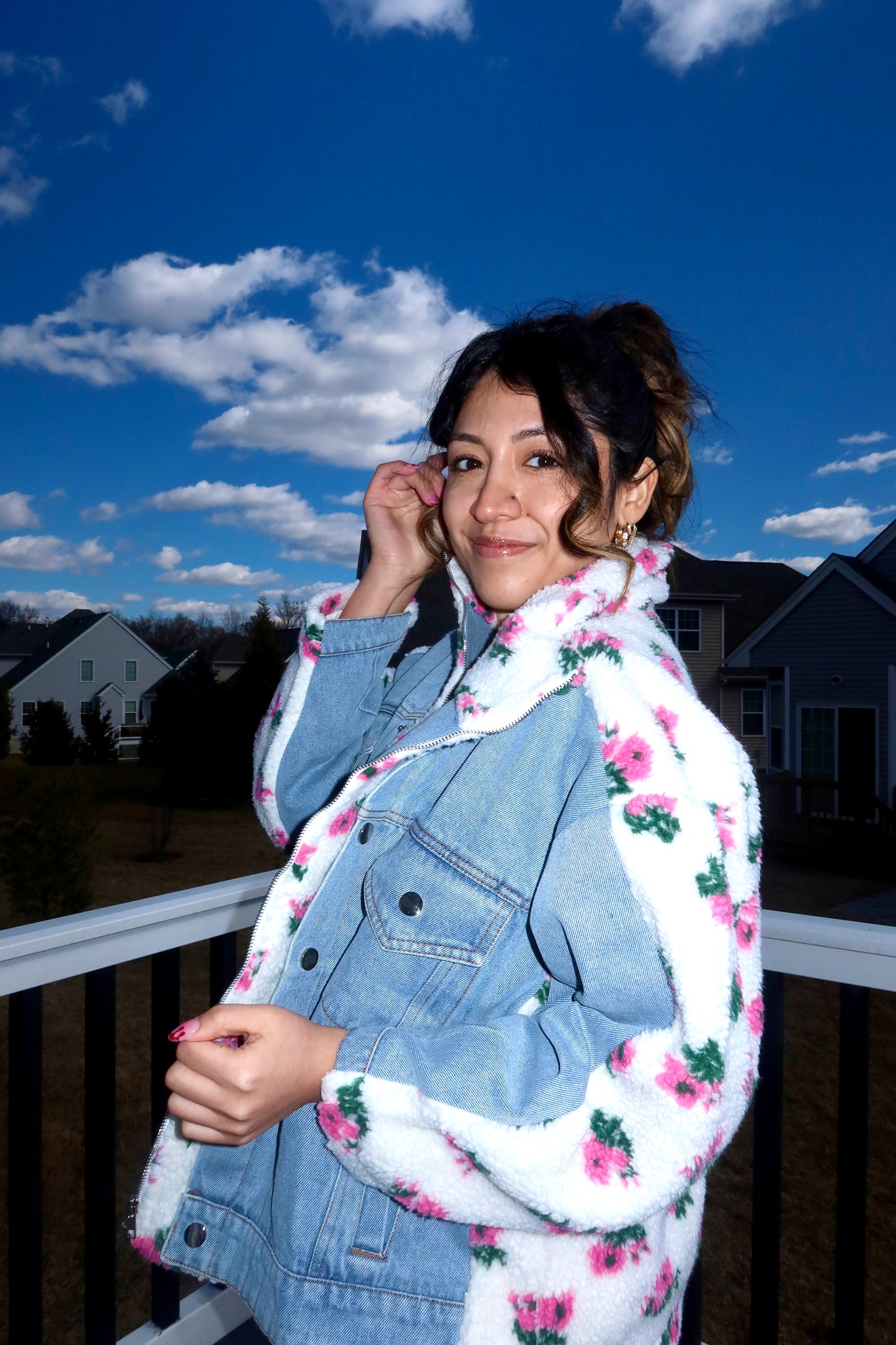 Rosy Denim Jacket