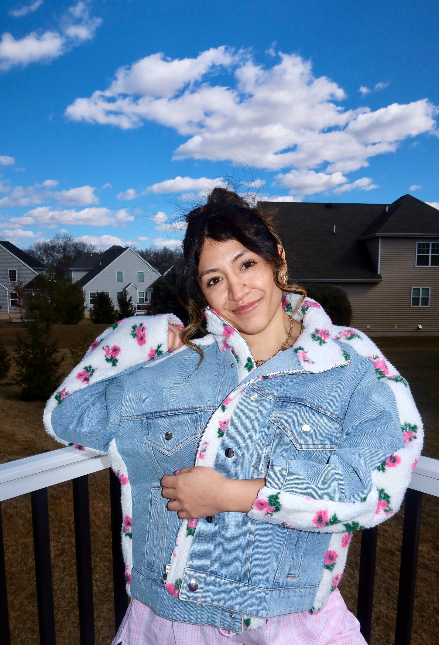 Rosy Denim Jacket