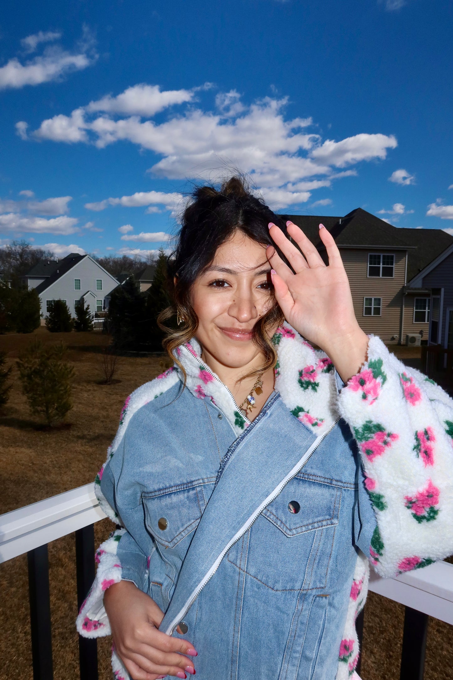 Rosy Denim Jacket