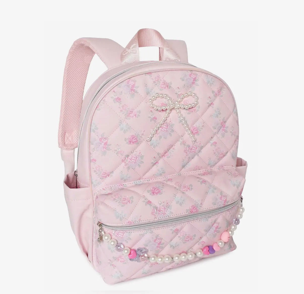 Pink Rose Garden Backpack