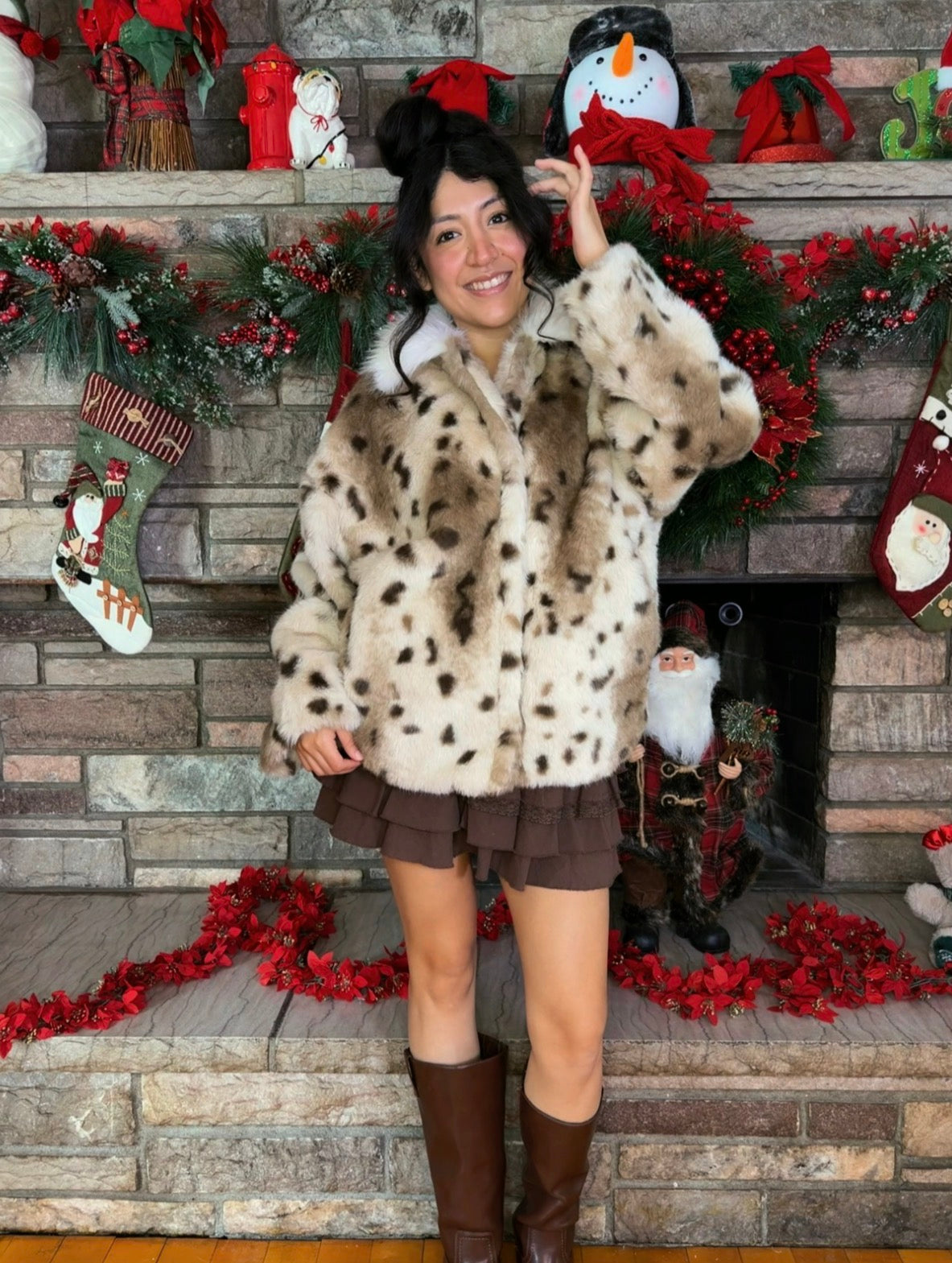 Snow Kissed Deer Coat