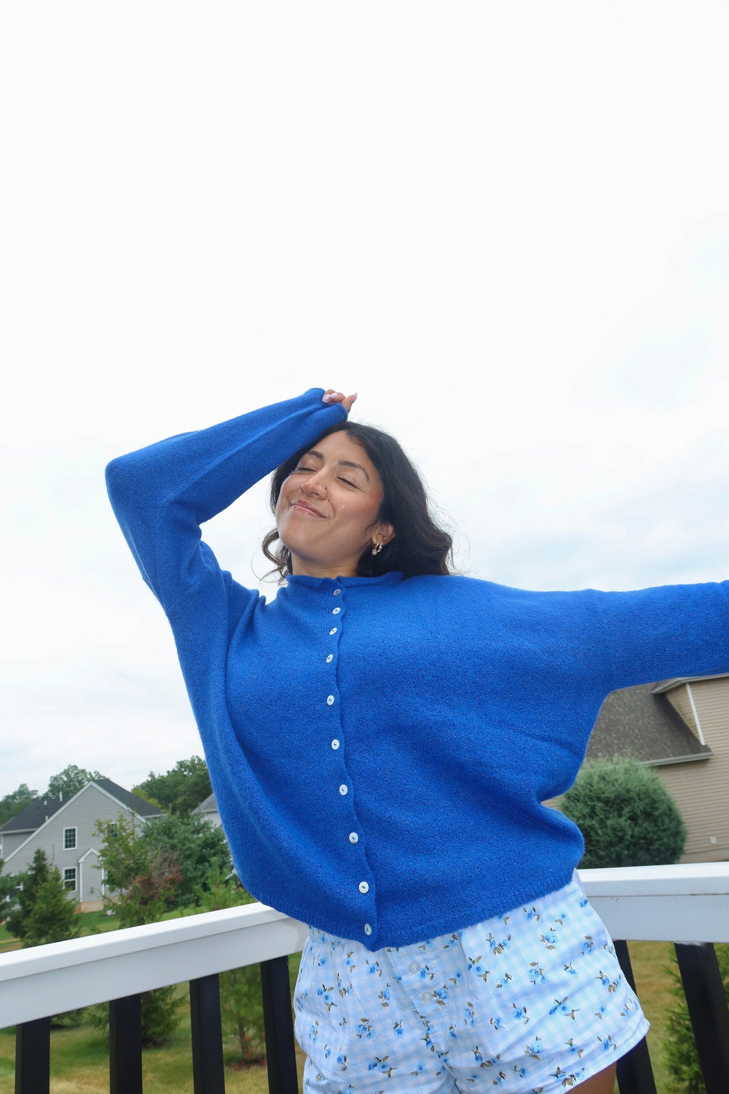 The Sweetheart Cardigan ā Blueberry š«