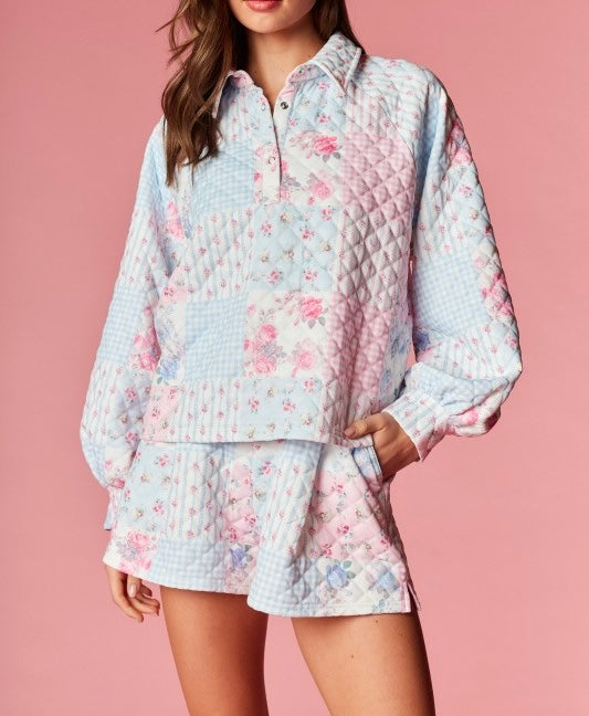 Rose Daydream Quilted Set