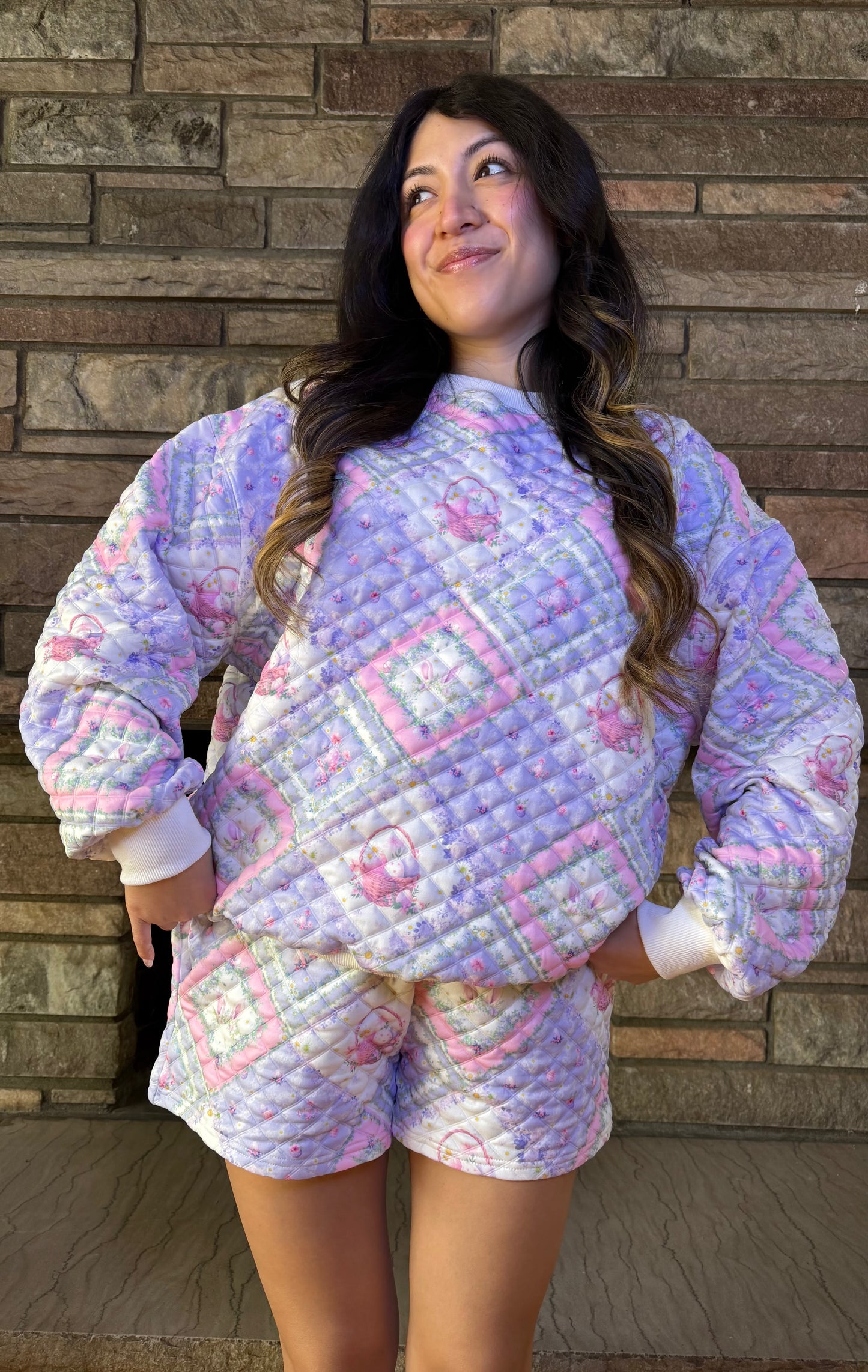 Lavender Daydream Quilted Set