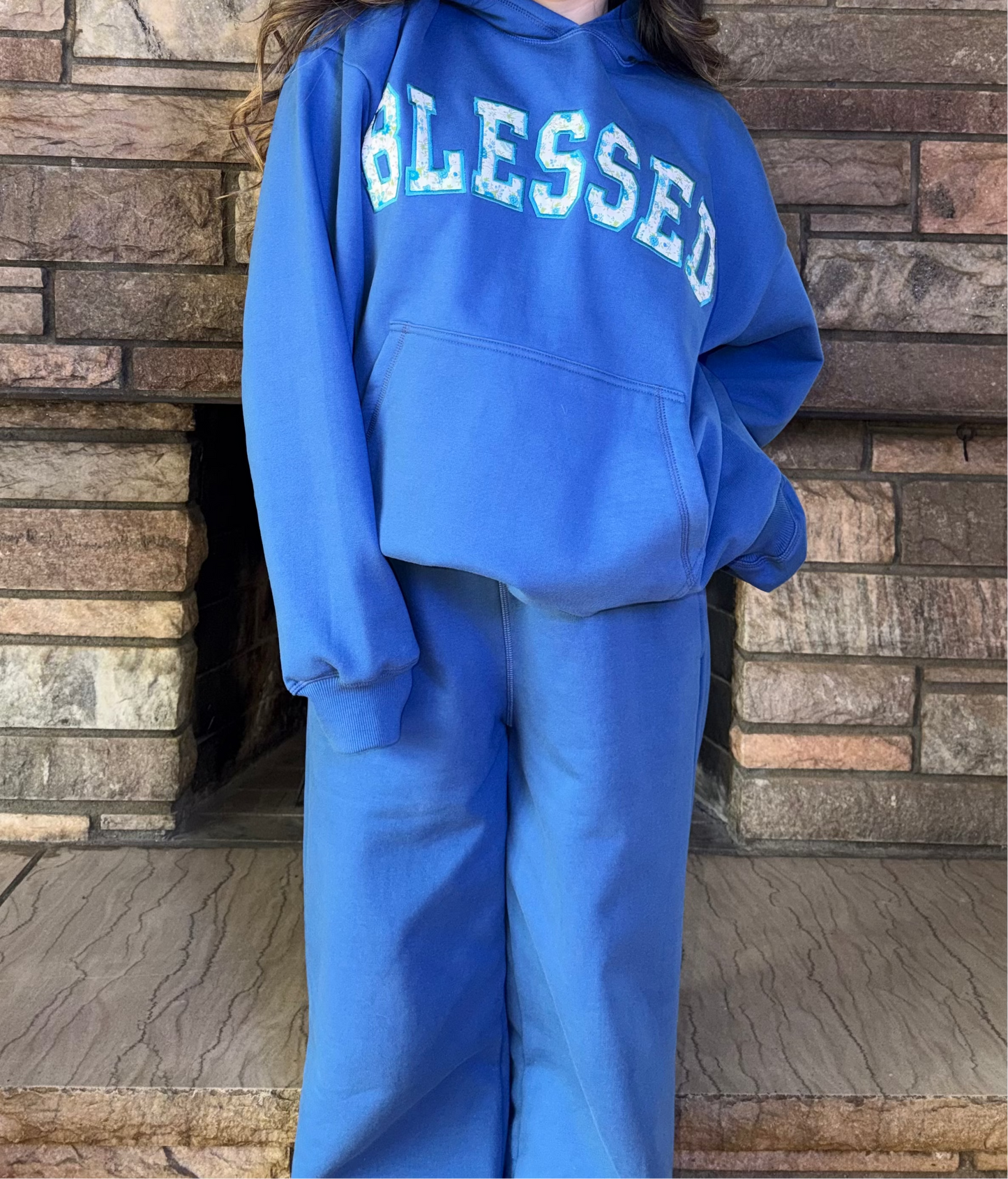 Feeling Blessed Oversized Hoodie 100% COTTON