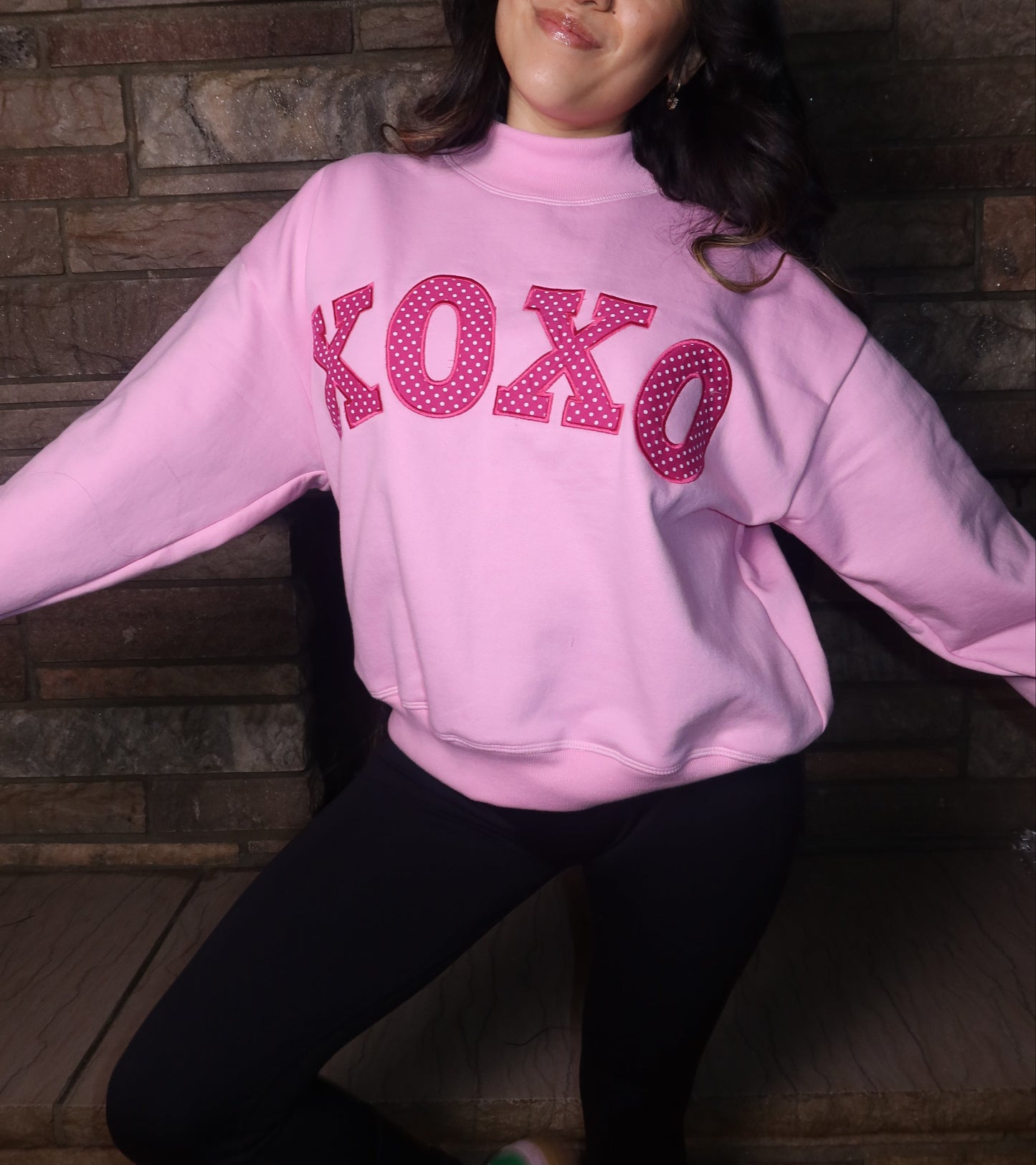 XOXO Mockneck