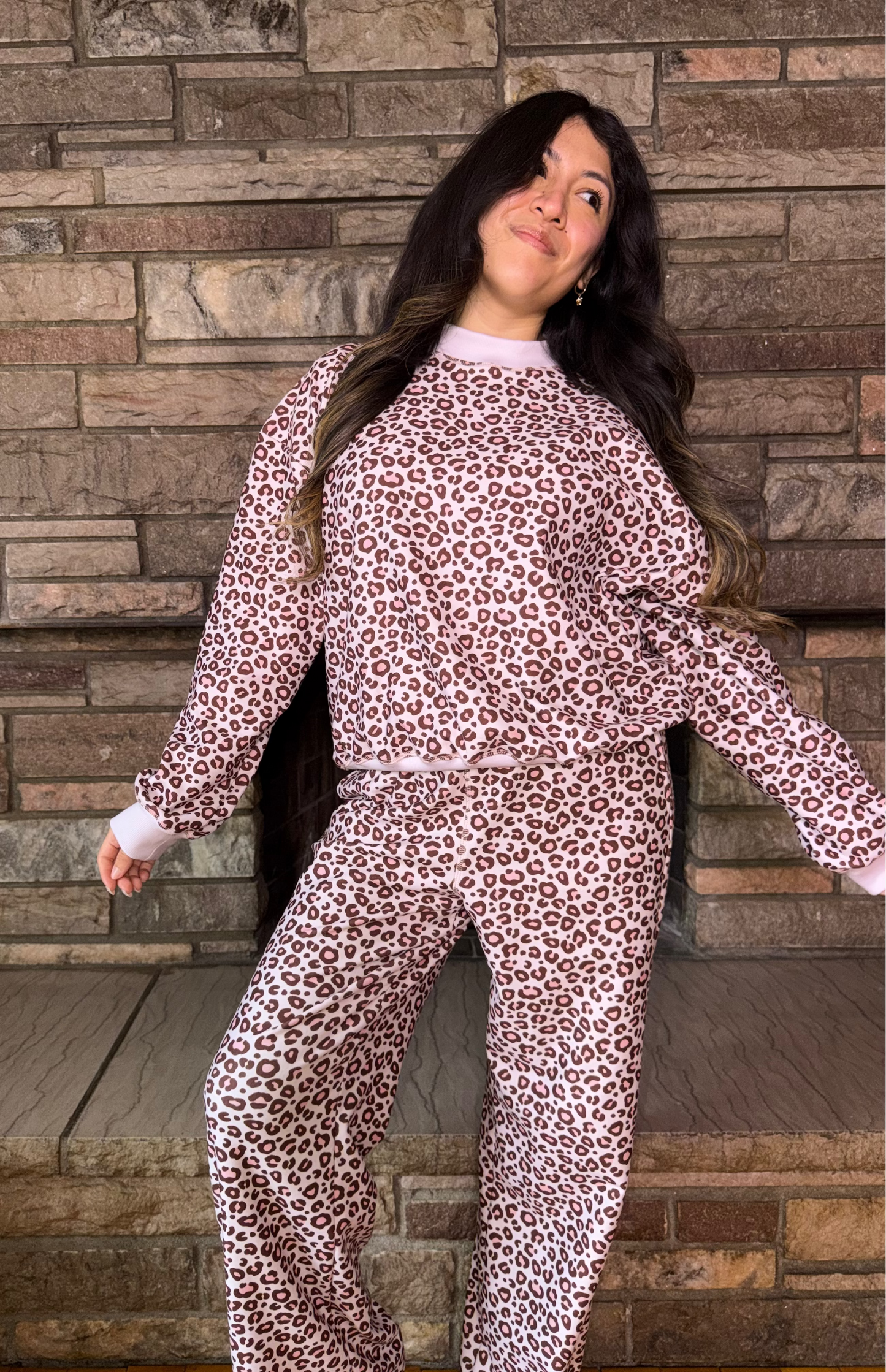 Pretty In Pink Leopard Set