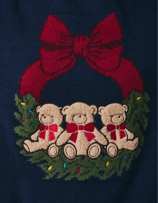 Teddy Bow Sweater