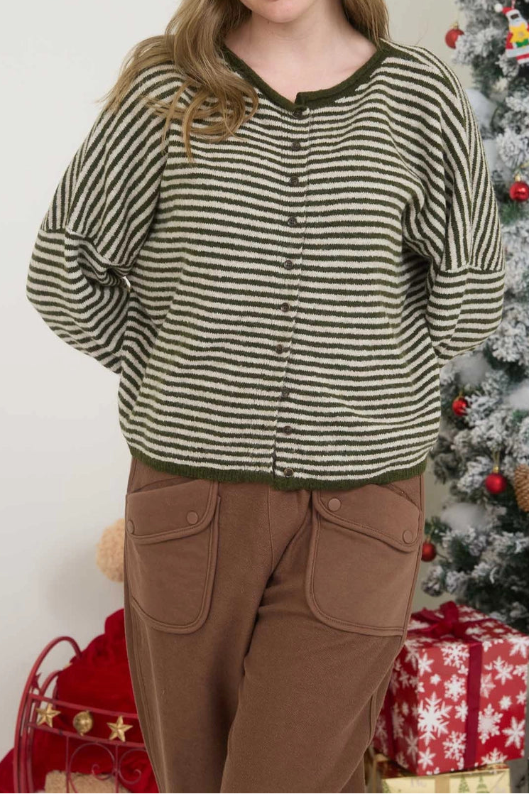 Christmas Tree Farm Sweetheart Cardigan