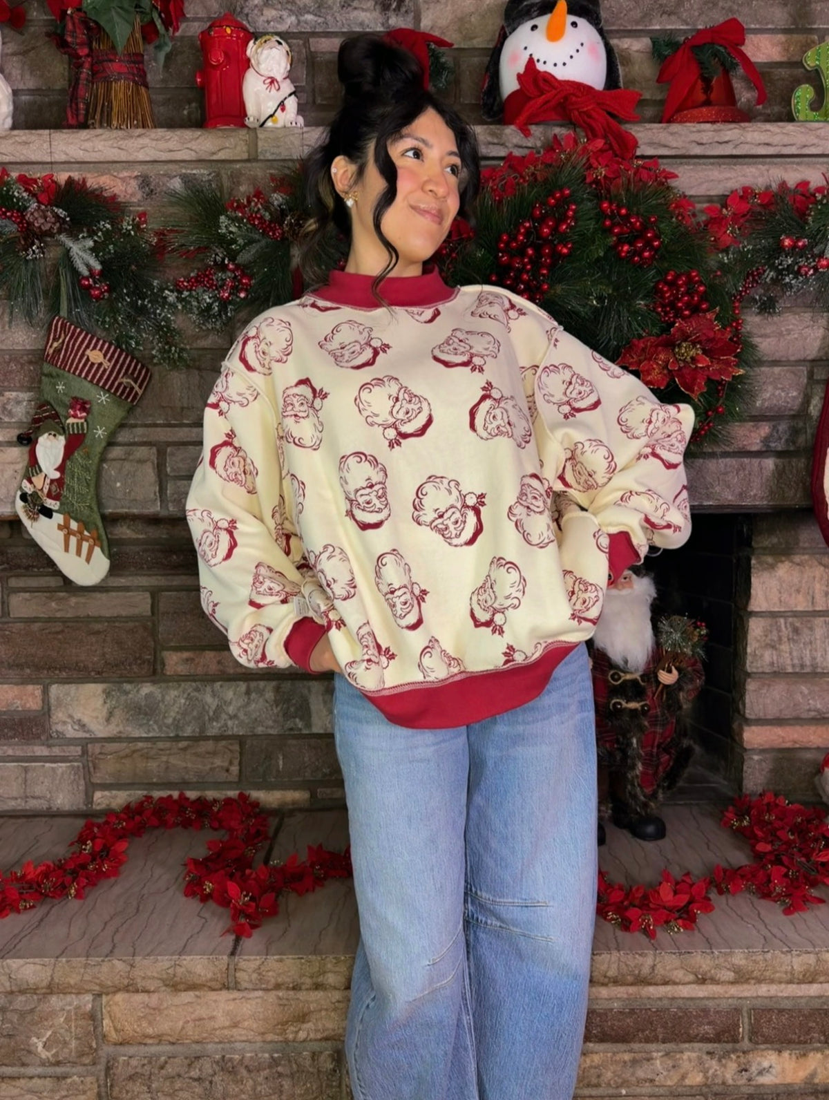 Ho! Ho! Ho! Reversible Mockneck 🎅🏼