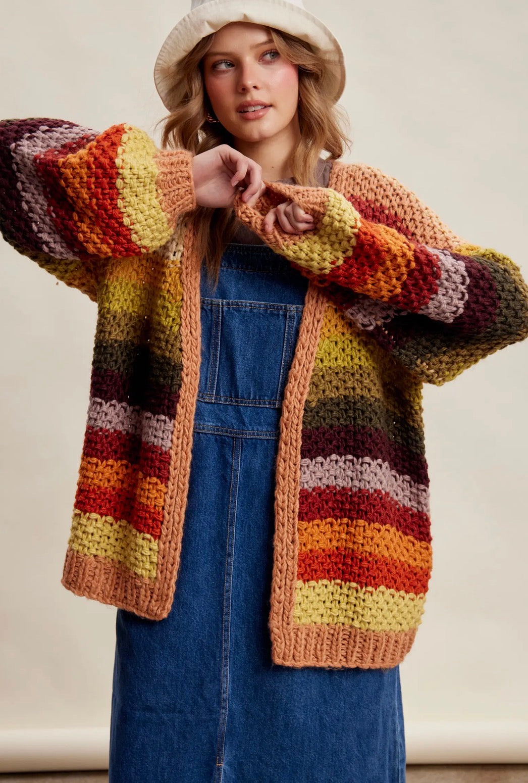 Autumn Sunset Knit Cardigan