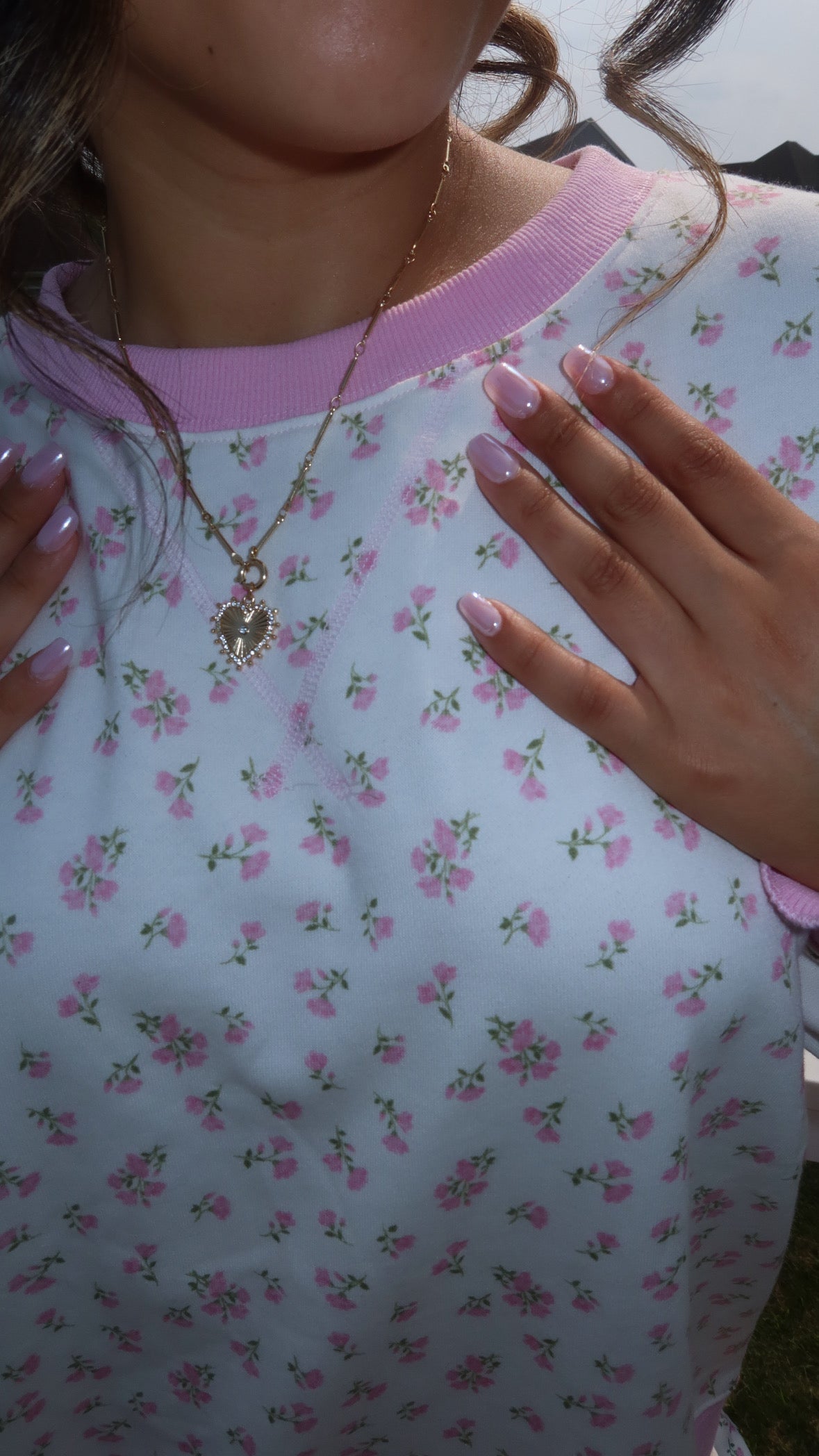 Pastel Garden Pullover