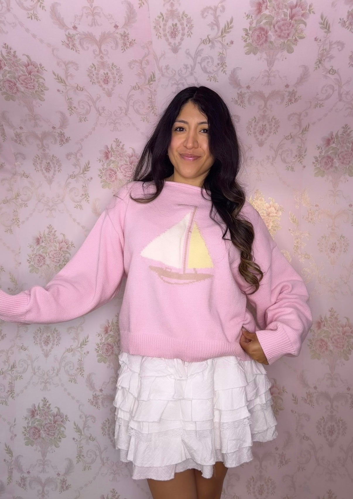 Pink Coast Knit Sweater