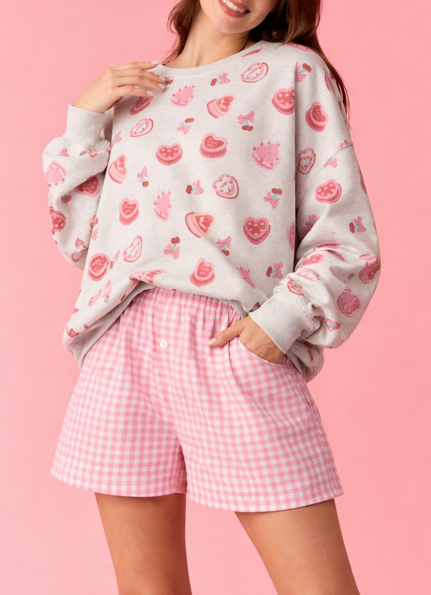 Cupid’s Cake & Cherries Crewneck