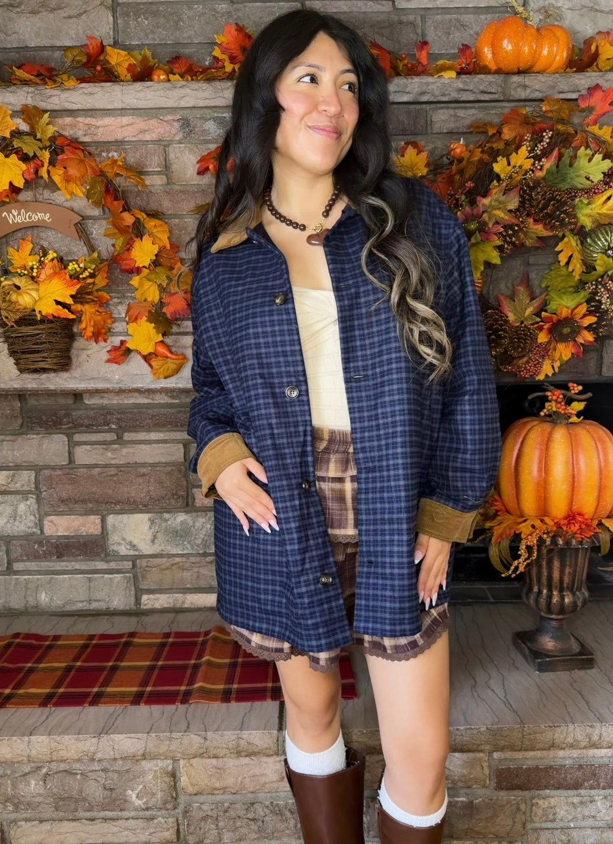 Harvest Blues Reversible Barn Jacket