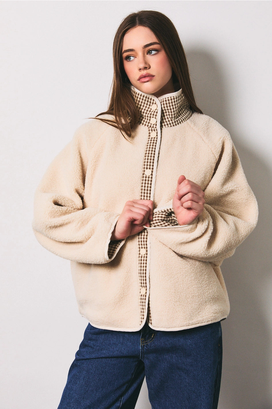 Gingerbread & Gingham Reversible Jacket