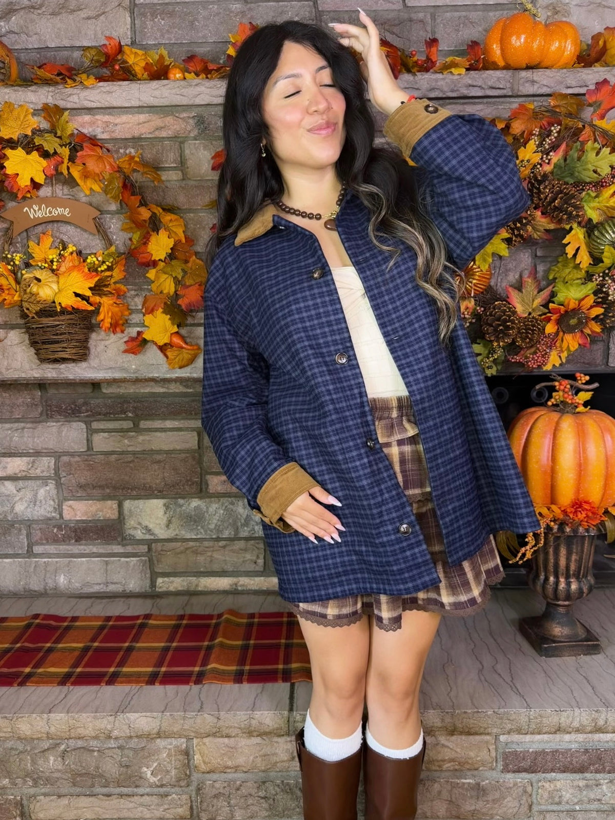 Harvest Blues Reversible Barn Jacket