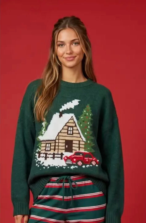 Winter Cabin Sweater