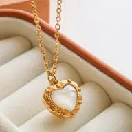 Moonlit Heart Necklace