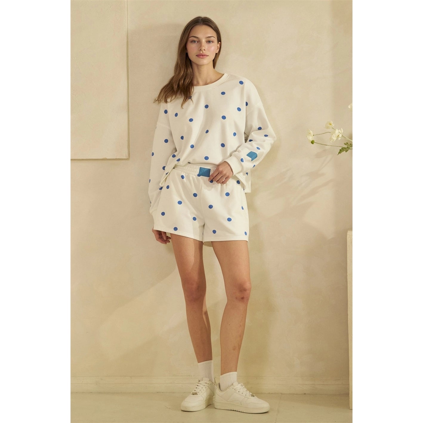 Blue Polka Dot Set