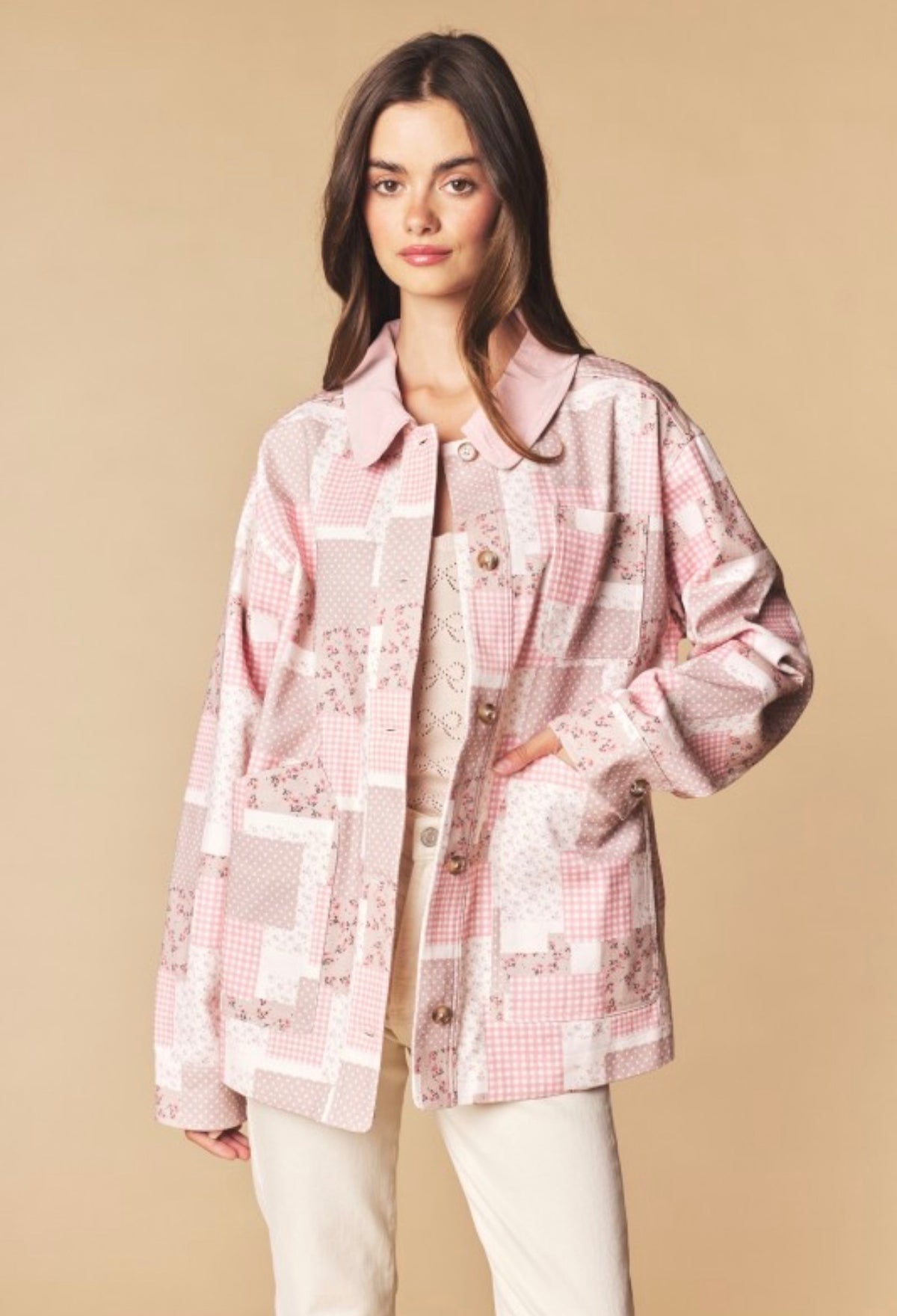 Pink Fall Harvest Barn Jacket 🩷