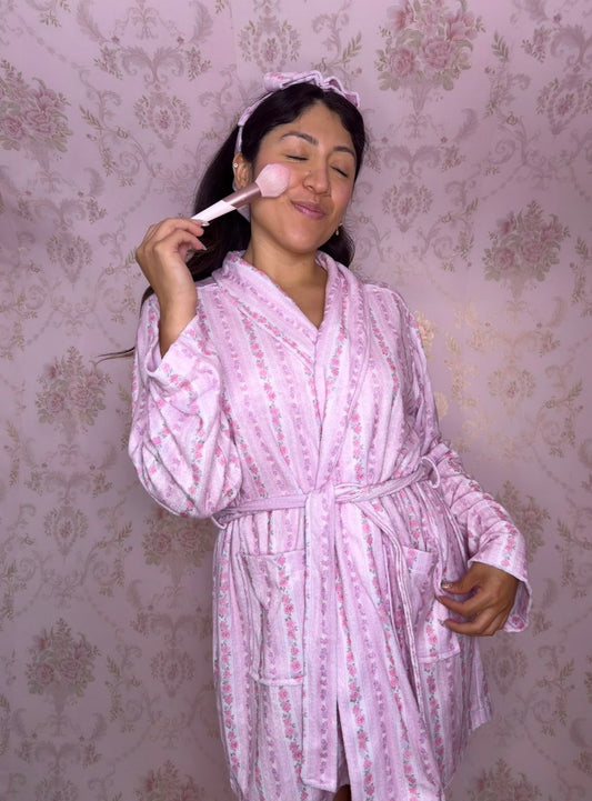 Love Shack Bathrobe and Headband Set