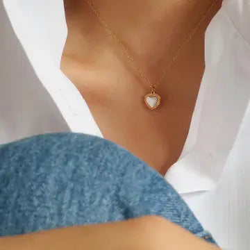 Moonlit Heart Necklace