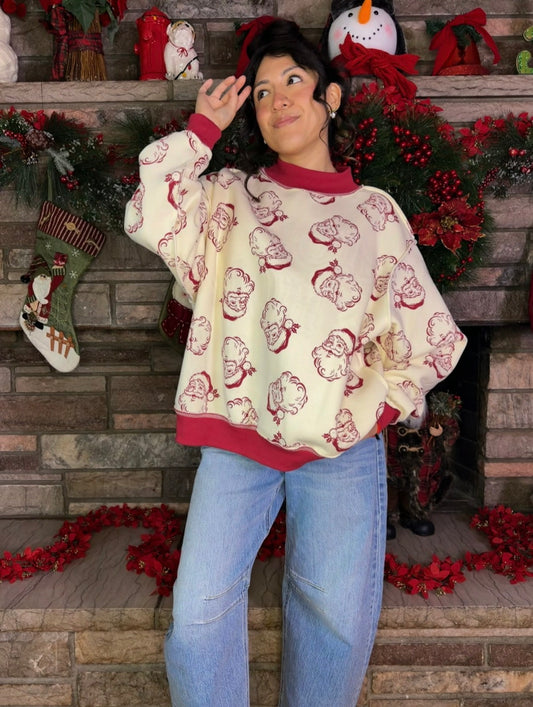 Ho! Ho! Ho! Reversible Mockneck 🎅🏼