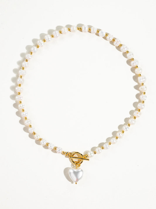 Sweetheart Pearl Necklace