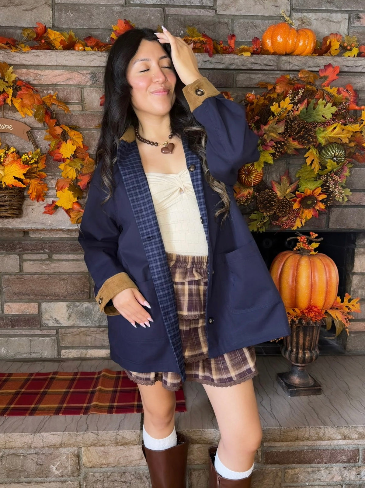 Harvest Blues Reversible Barn Jacket