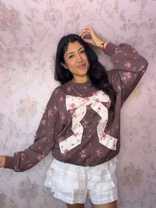 Rosy Ribbon Pullover 🎀 PREORDER 09.16