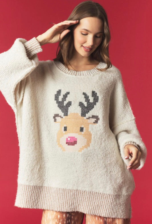 Rosy the Reindeer Sweater
