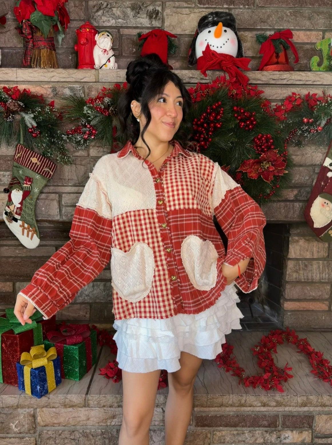 Christmas Sweetheart Flannel RESTOCK 1 WEEK