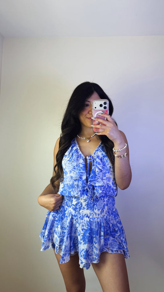 Amalfi Sky Romper