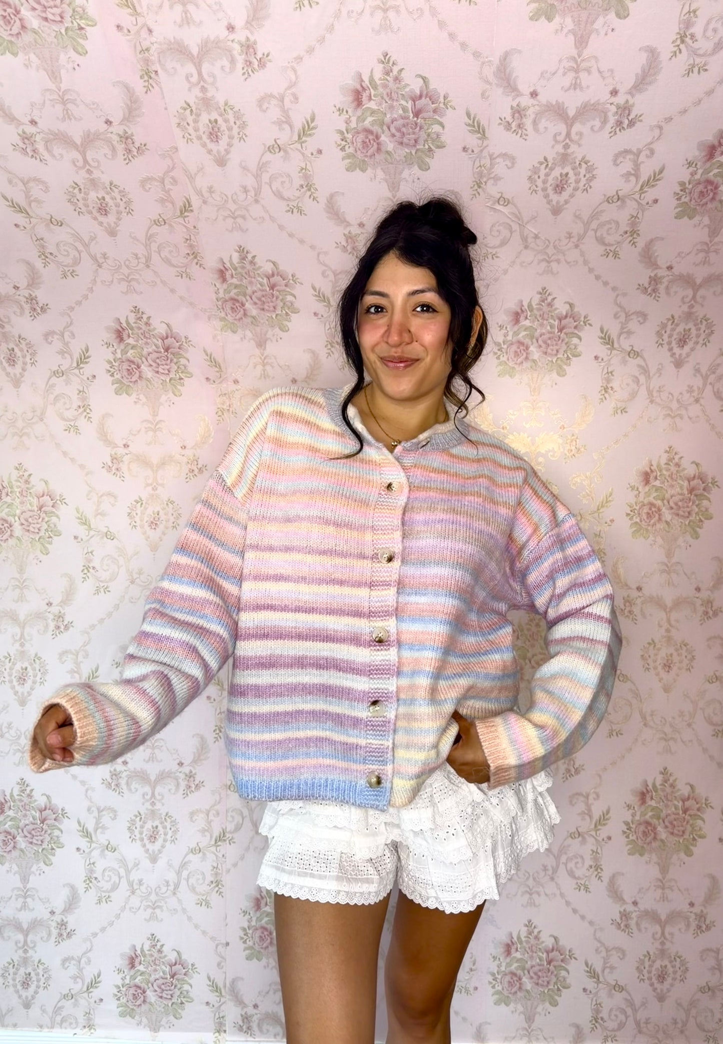 Pink Clouds Cardigan