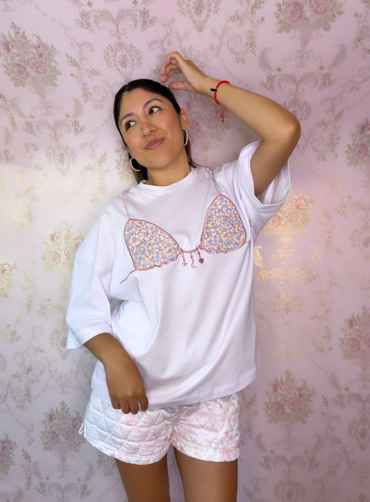Floral Bikini Tee