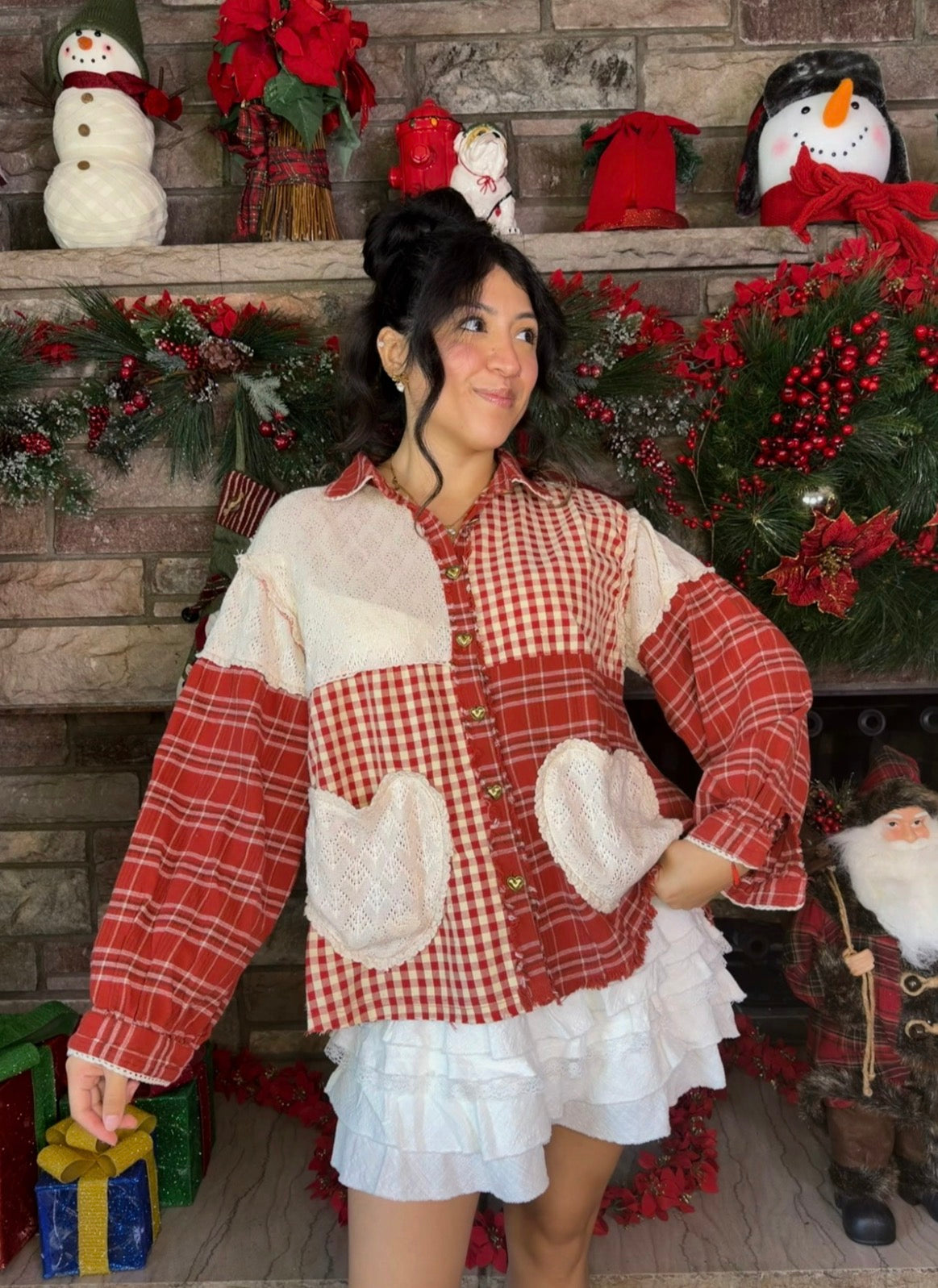 Christmas Sweetheart Flannel RESTOCK 1 WEEK