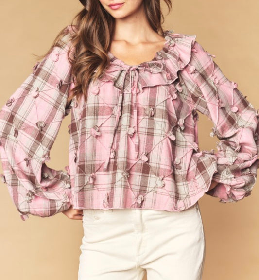 Strawberry Mocha Floral Top (EARLY ACCESS)