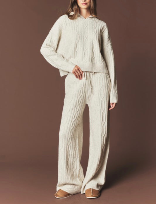 Vanilla Cloud Knit Set