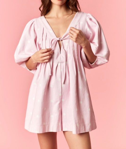 Polka dot romper 🩷