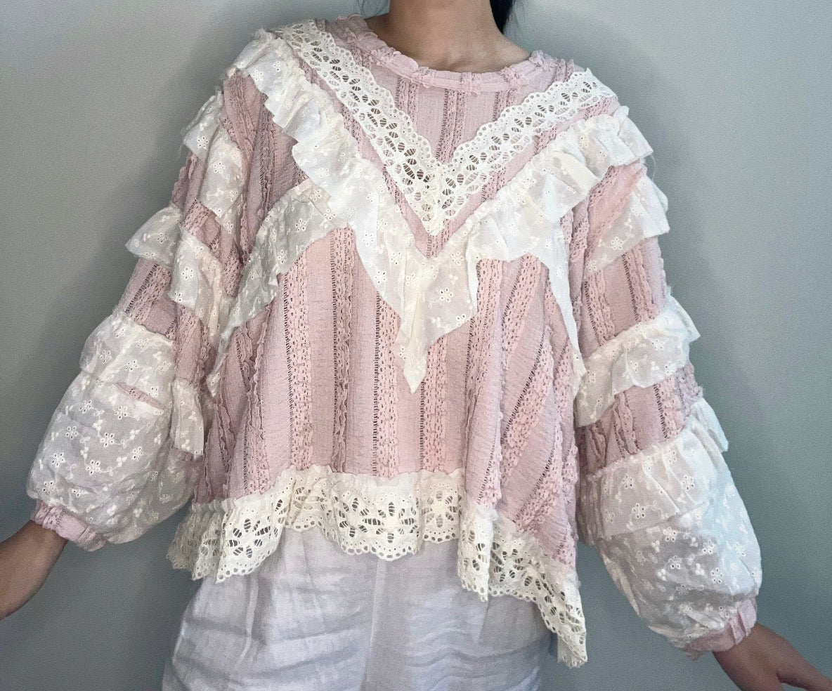 There She Goes Blouse (Pink)