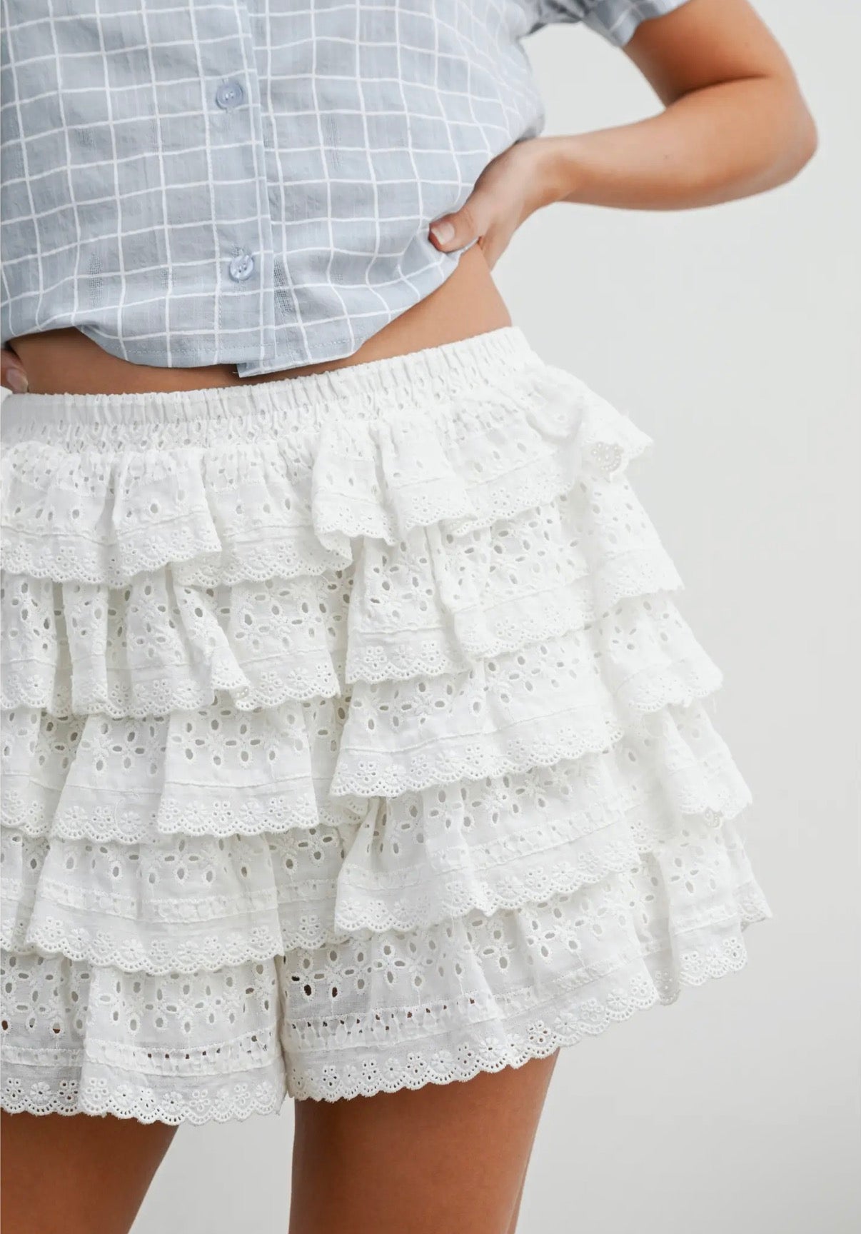Eyelet Bloom Shorts