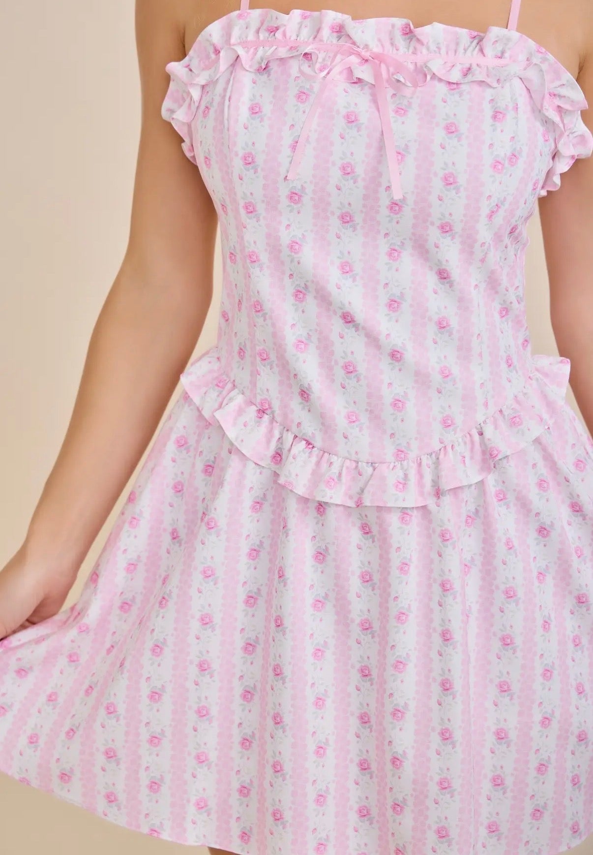 Pink Garden Princess Athletic Dress