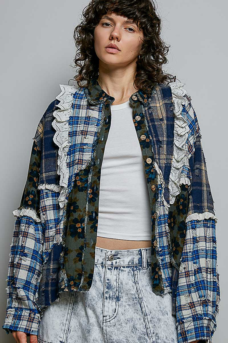 Cider Creek Patchwork Blouse