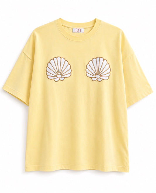 Sunkissed Seashell Oversized Tee