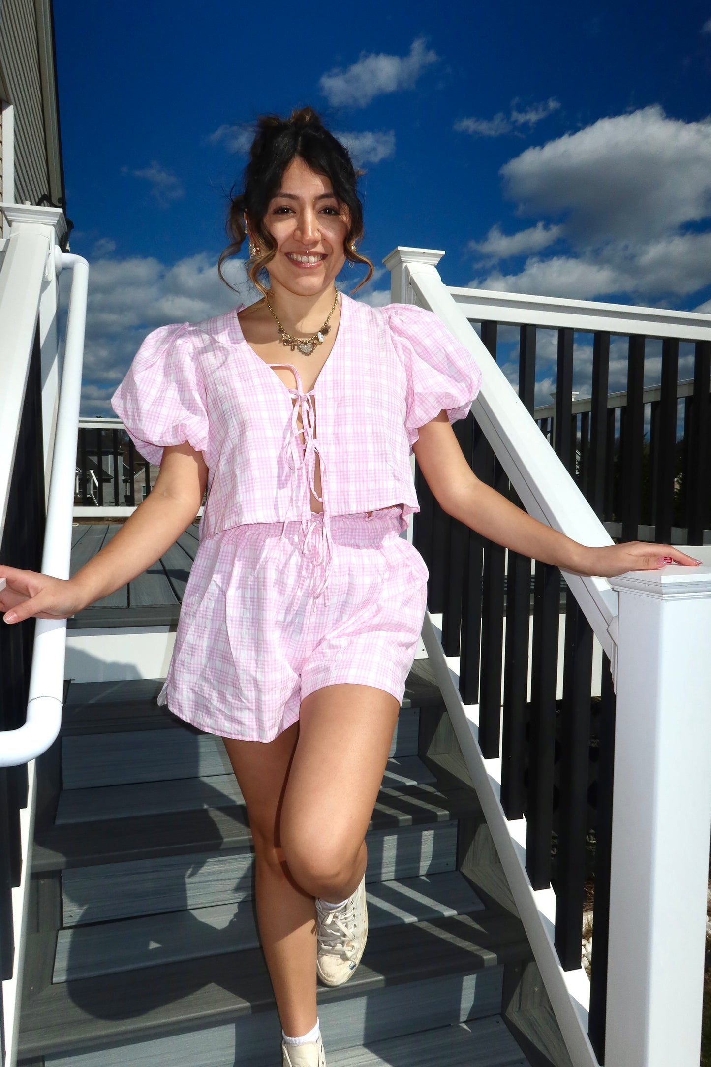 Sweetheart Plaid Set